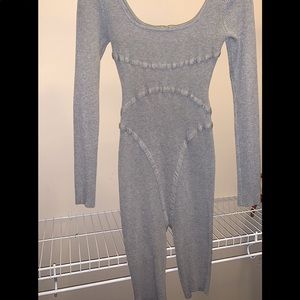 Shorts jumpsuit (grey)
